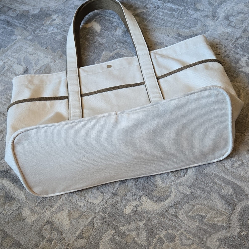 Lululemon Canvas Tote Brown Daily Multi-Pocket Canvas Tote Bag 20L Logo - Picture 4 of 5